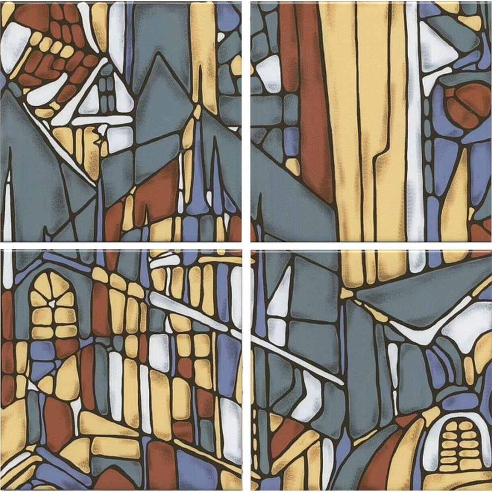 Панно Витраж глянцевый (из 4 ч. разм. 15х15) 30х30
