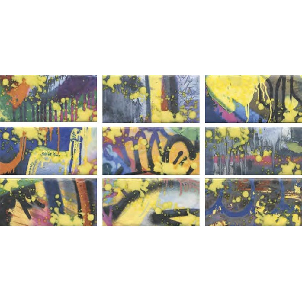 Панно Граффити матовый (из 9 ч. разм. 9,9х20) 89,1х20