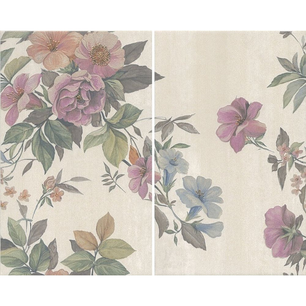 Панно Ломбардиа матовый (из 2 ч. разм. 25х40) 50х40