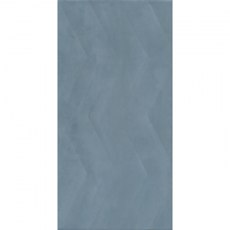 Онда структура синий матовый обрезной 30х60