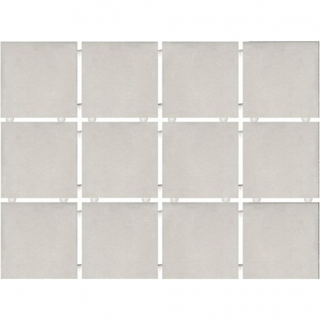 Амальфи серый светлый матовый из 12 частей 9,8х9,8