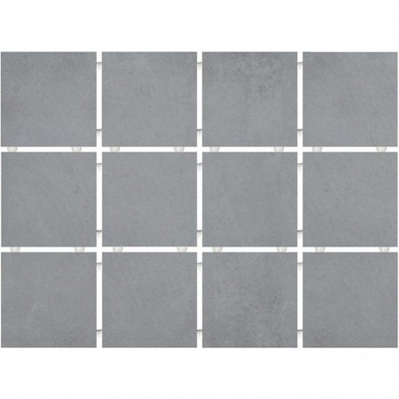 Амальфи серый матовый из 12 частей 9,8х9,8
