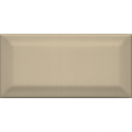 Клемансо бежевый тёмный грань глянцевый 7,4х15