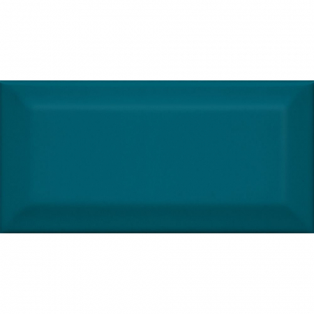 Клемансо бирюзовый грань глянцевый 7,4х15