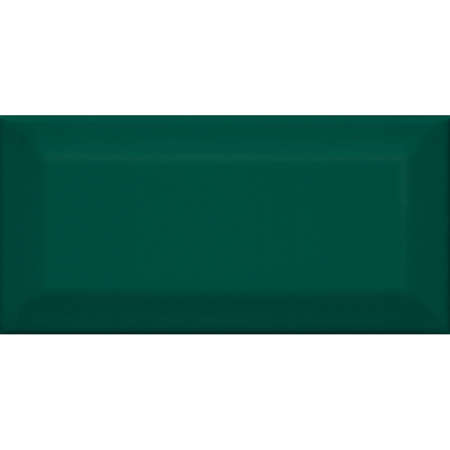 Клемансо зелёный грань глянцевый 7,4х15