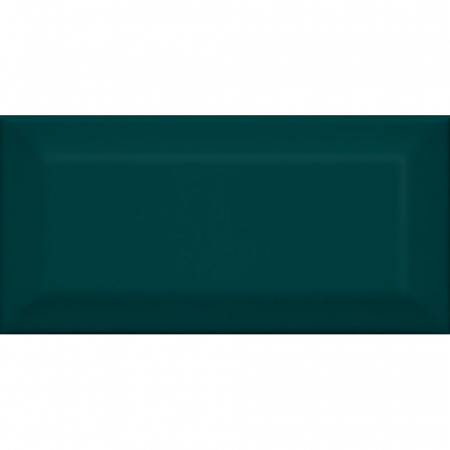 Клемансо зелёный тёмный грань глянцевый 7,4х15