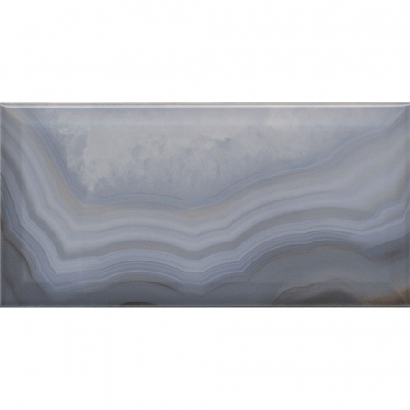 Сеттиньяно синий грань глянцевый 9,9х20