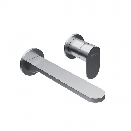 Смеситель для раковины SIARA настенный, с внутренней частью, нержавеющая сталь