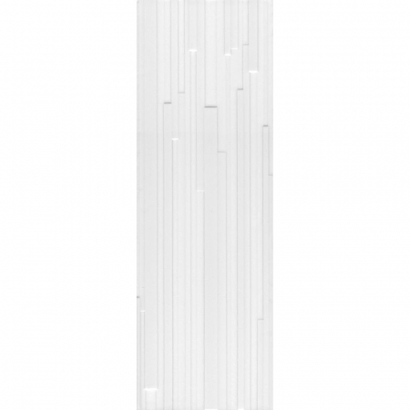 Бьянка белый матовый полоски 20x60x0,9