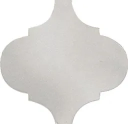 Арабески Майолика серый светлый глянцевый 26x30x0,7