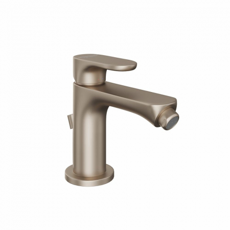 Смеситель для биде OLE однорычажный с донным клапаном, золотой атласный