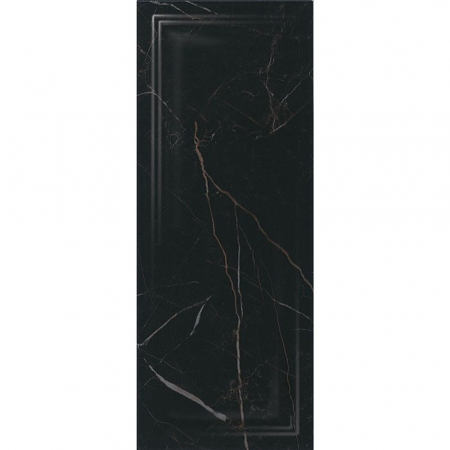 Алькала черный панель глянцевый 20х50