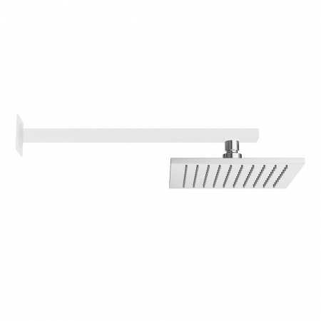 Рассеиватель FIORETTO для верхнего душа 200х200, комплект с держателем, хром