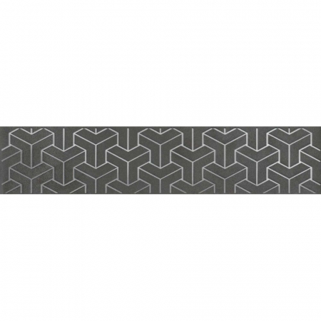 Бордюр Ломбардиа антрацит матовый 25х5,4