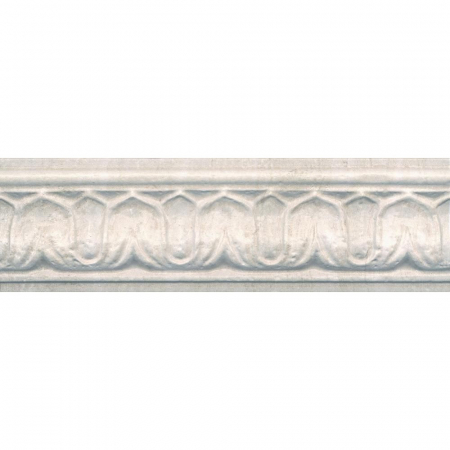 Бордюр Пантеон бежевый светлый матовый 25х7,5
