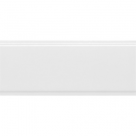 Бордюр Марсо белый матовый обрезной 30х12