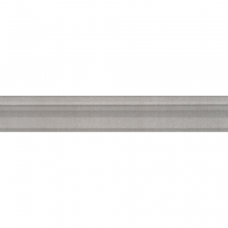 Бордюр Багет Марсо серый матовый обрезной 30х5