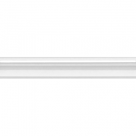 Бордюр Багет Марсо белый матовый обрезной 30х5