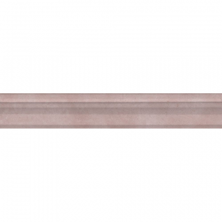 Бордюр Багет Марсо розовый матовый обрезной 30х5