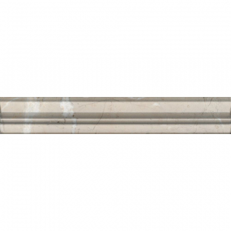 Бордюр Серенада бежевый тёмный глянцевый обрезной 30х5