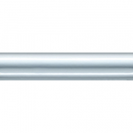 Бордюр Багет Авеллино голубой глянцевый 15х3