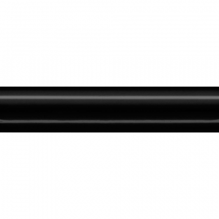 Бордюр Багет Граньяно черный глянцевый 15х3