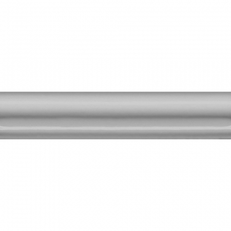 Бордюр Багет Клемансо серый темный глянцевый 15х3