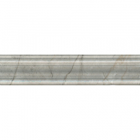 Бордюр Кантата серый светлый глянцевый 25х5,5