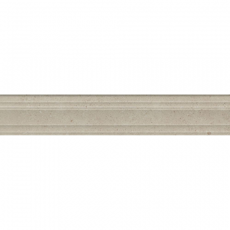 Бордюр Багет Монсеррат бежевый светлый матовый обрезной 40х7,3