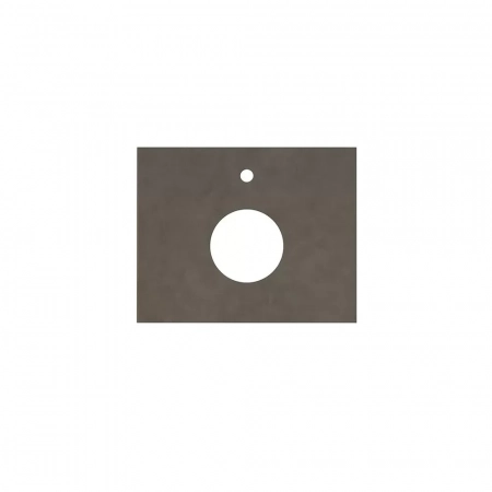 Спец. изделие декоративное из керамогранита Про Чементо 60x48, коричневый тёмный матовый