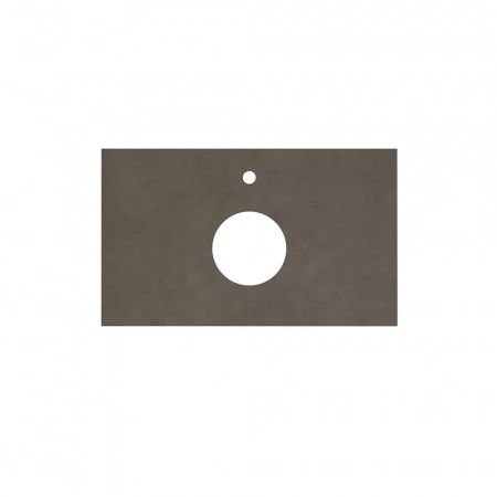 Спец. изделие декоративное из керамогранита Про Чементо 80x48, коричневый тёмный матовый