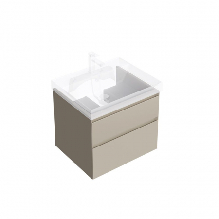 Тумба CUBO подвесная с ящиками 60, лимо матовая