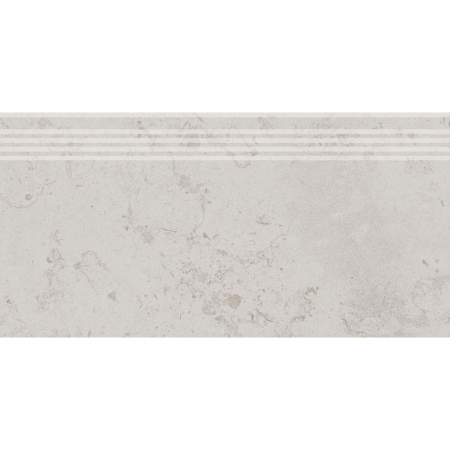 Ступень Про Лаймстоун серый светлый натуральный обрезной 60х30