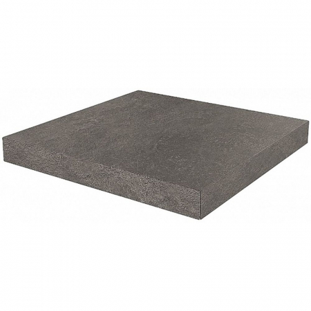 Ступень угловая клееная Про Стоун антрацит 33х33