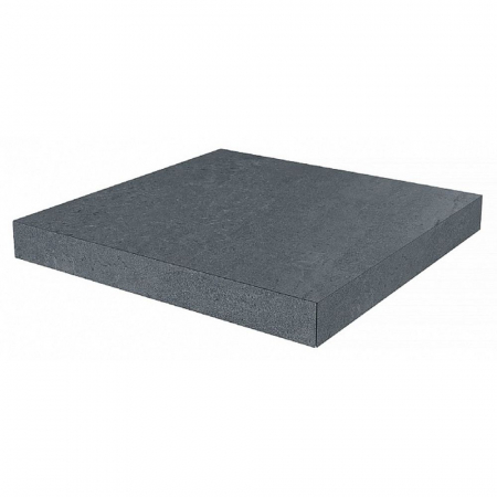 Ступень угловая клееная Про Матрикс антрацит 33х33