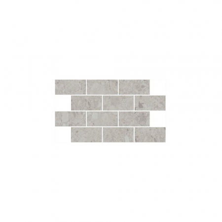 Декор Чеппо ди Гре мозаичный серый светлый матовый обрезной 34,6x20x0,9
