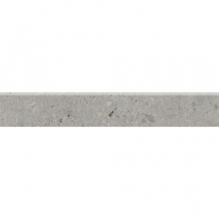 Плинтус Чеппо ди Гре серый матовый обрезной 60x9,5x0,9