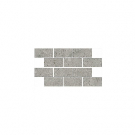 Декор Чеппо ди Гре мозаичный серый матовый обрезной 34,6x20x0,9