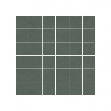 Декор Про Чементо мозаичный зелёный матовый 30х30