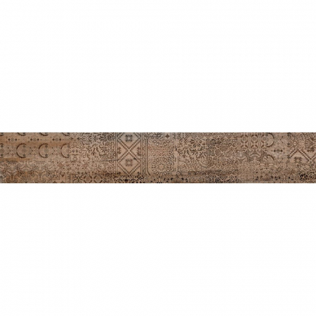 Про Вуд бежевый темный декорированный обрезной 20х119,5