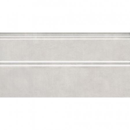 Плинтус Сад Моне белый глянцевый обрезной 30х15