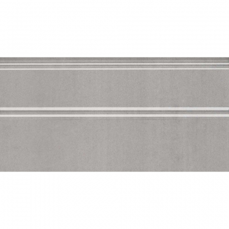 Плинтус Марсо серый матовый обрезной 30х15