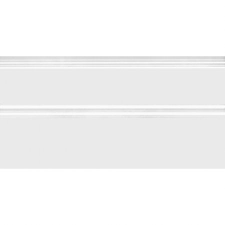 Плинтус Марсо белый матовый обрезной 30х15