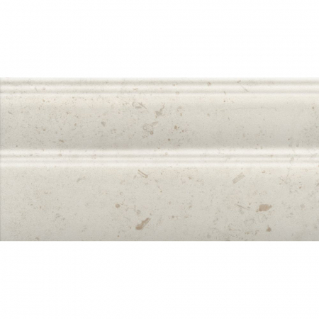 Плинтус Карму бежевый светлый матовый обрезной 30х15