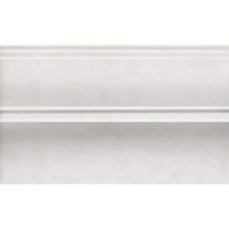 Плинтус Левада серый светлый глянцевый 25х15