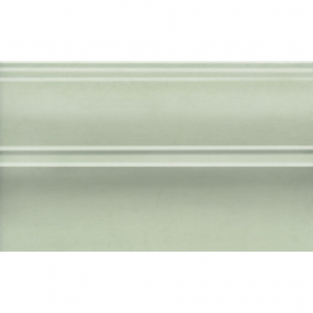 Плинтус Левада зеленый светлый глянцевый 25х15
