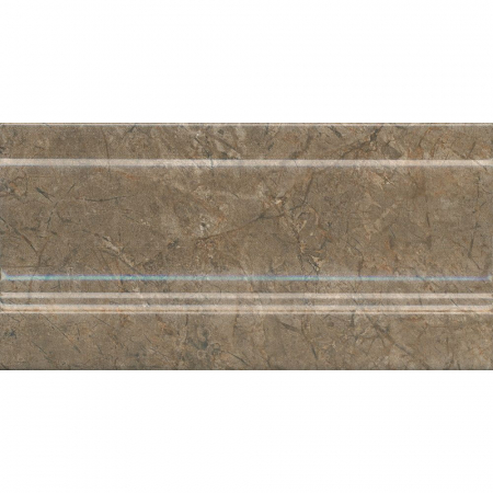 Плинтус Каприччо коричневый глянцевый 20х10