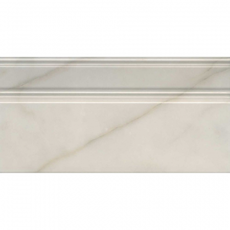 Плинтус Греппи белый глянцевый обрезной 20х40