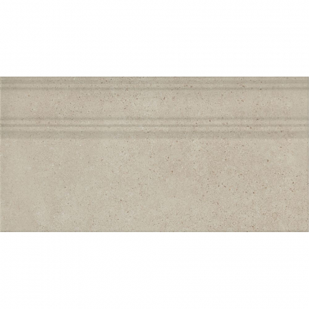 Плинтус Монсеррат бежевый светлый матовый обрезной 20х40