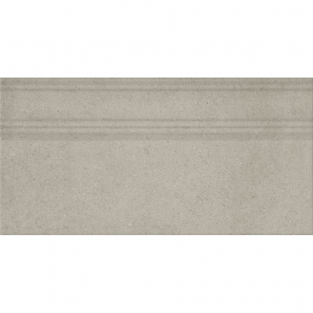 Плинтус Монсеррат серый светлый матовый обрезной 20х40